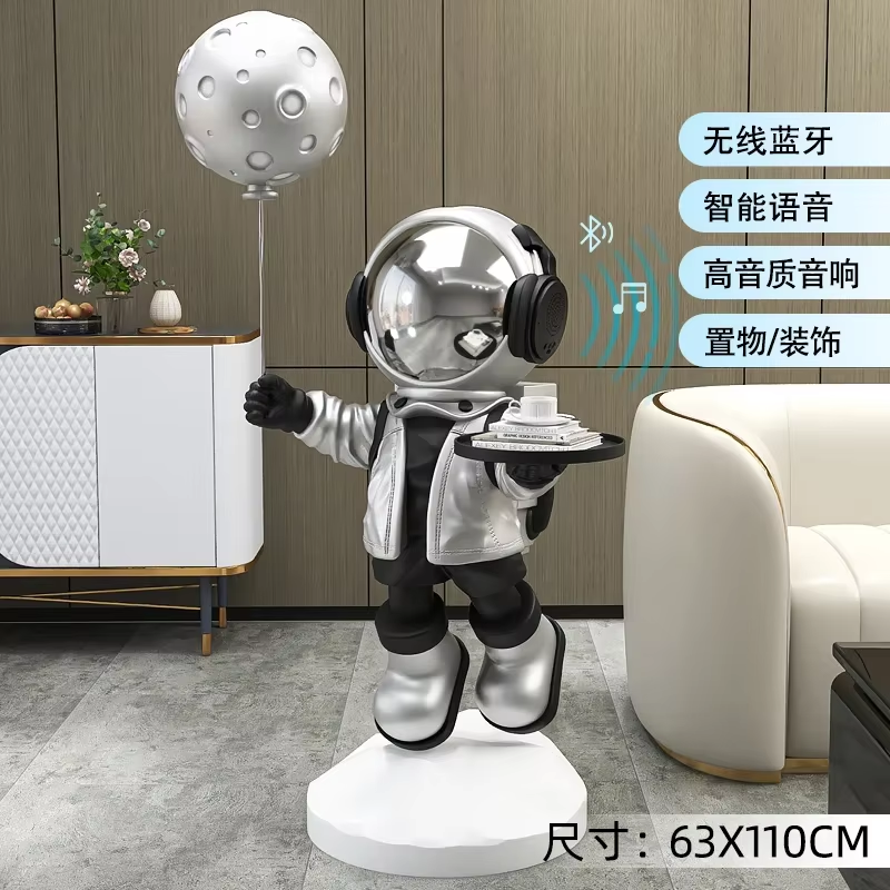 Modern Astronaut Decor Sculpture - Image 9