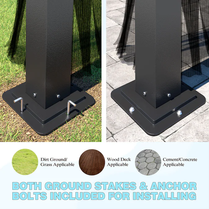 Black Hardtop Gazebo - Image 4