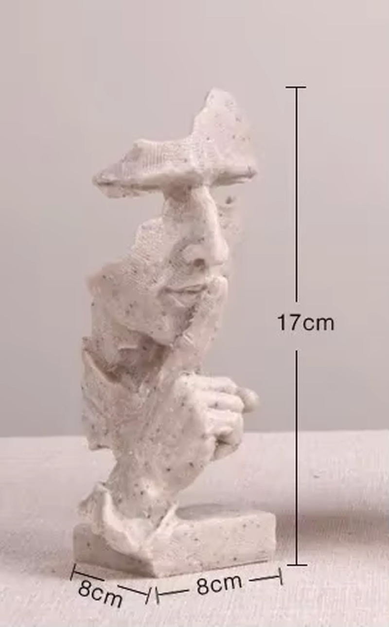 Golden Silence Art Statue - Image 11