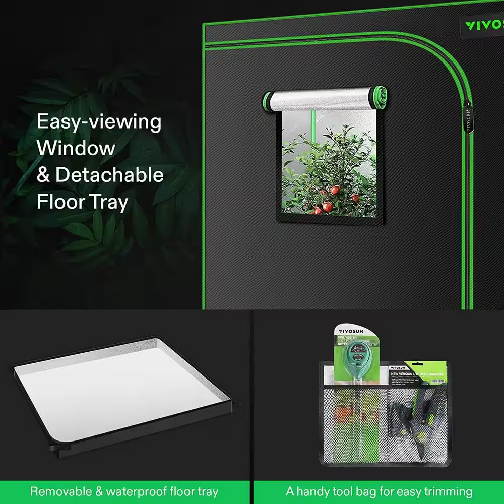 4 ft Hydroponic Grow Tent - Image 6