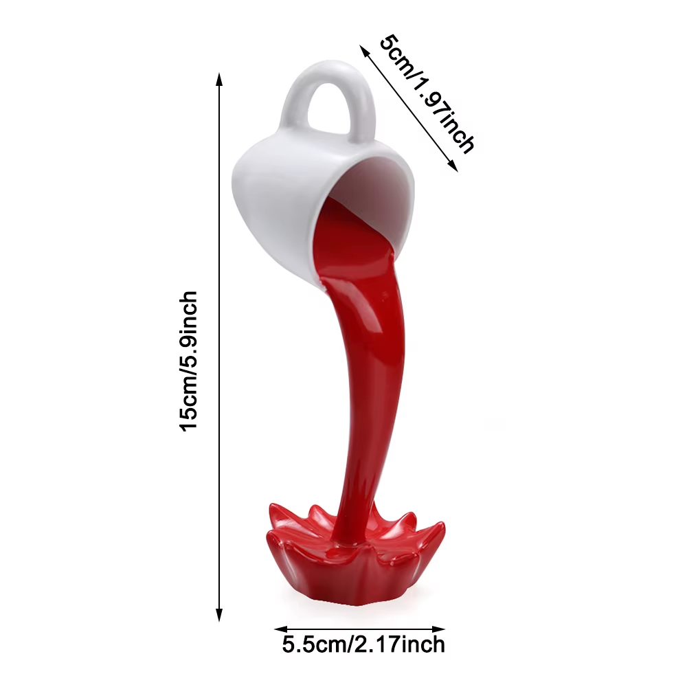 Floating Coffee Cup Sculpture - Image 7