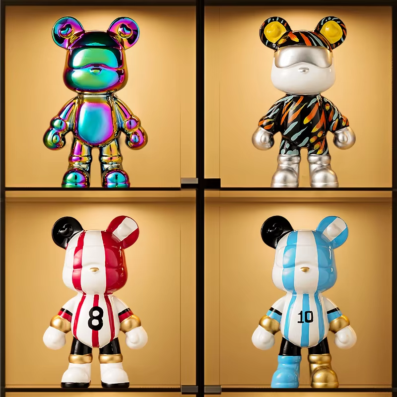 Artistic Ceramic Bear Bank - Image 3