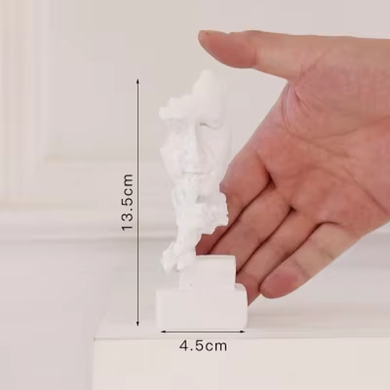 Golden Silence Art Statue - Image 15