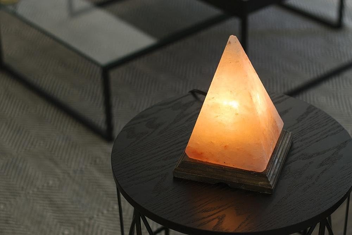 Himalayan Salt Pyramid Lamp - Image 4