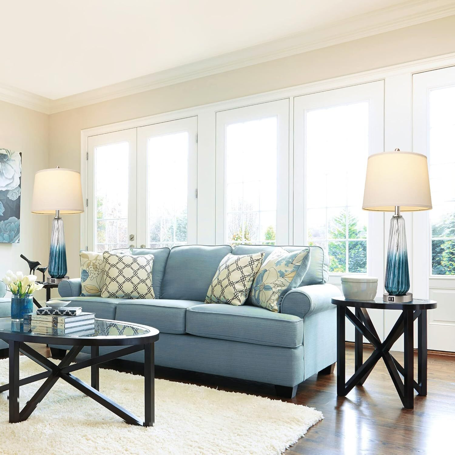 Glass Touch Table Lamp Duo - Image 5