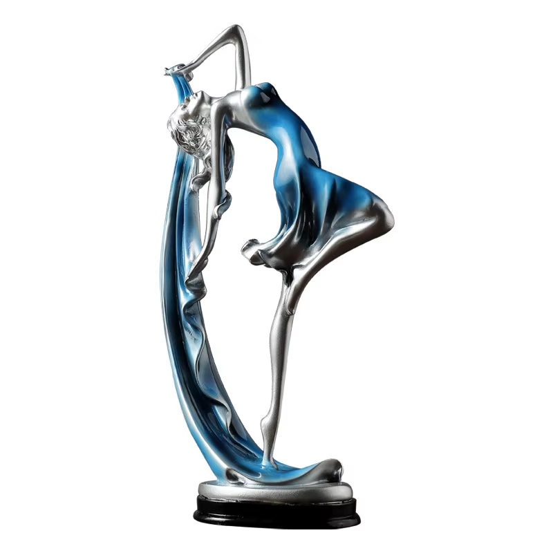 Graceful Dancer Decorative Sculpture - Image 5