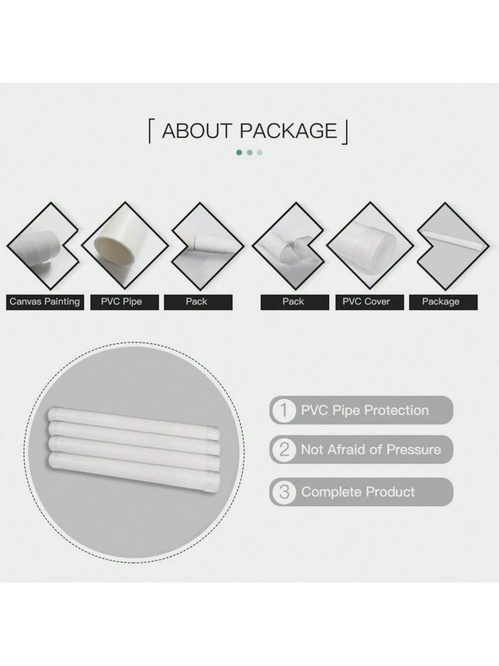 Modern Geometric Canvas Wall Art - Image 8