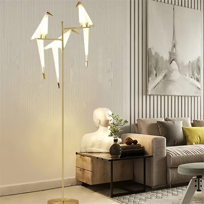 Nordic Bird LED Floor Lamp - Image 3