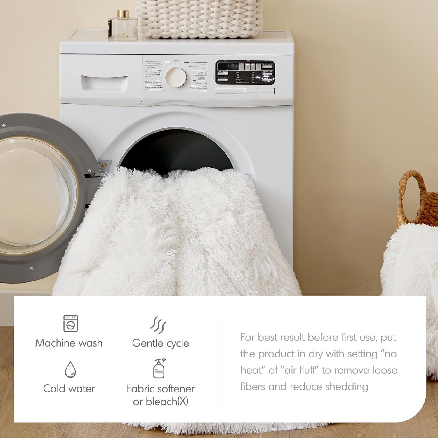 Malea Shaggy Comforter Set - Image 6