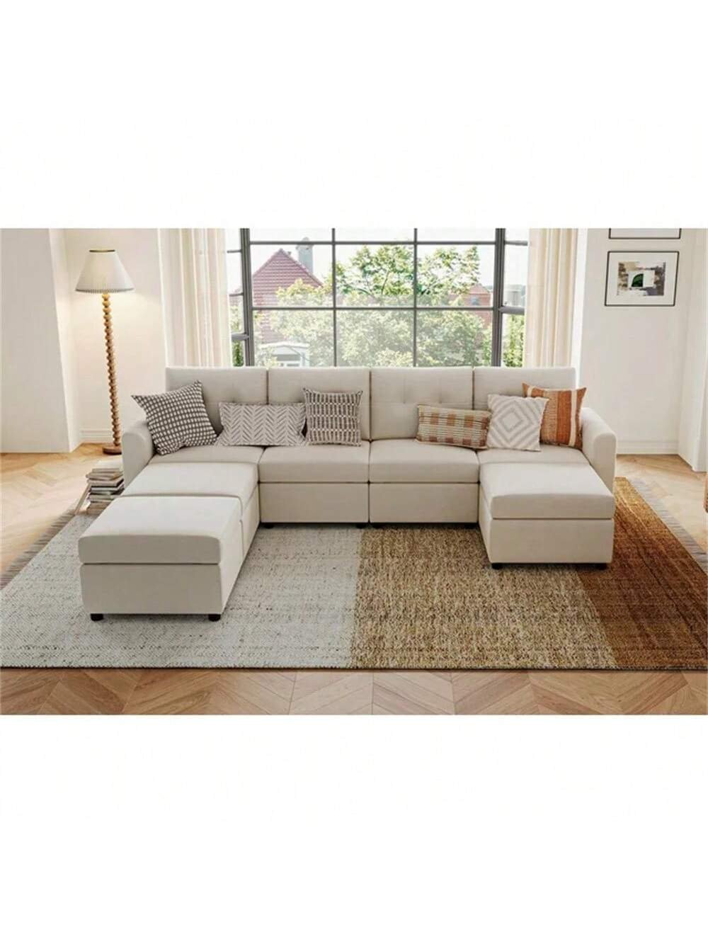 LINSY HOME Luxury U-Shaped Sofa - Image 2