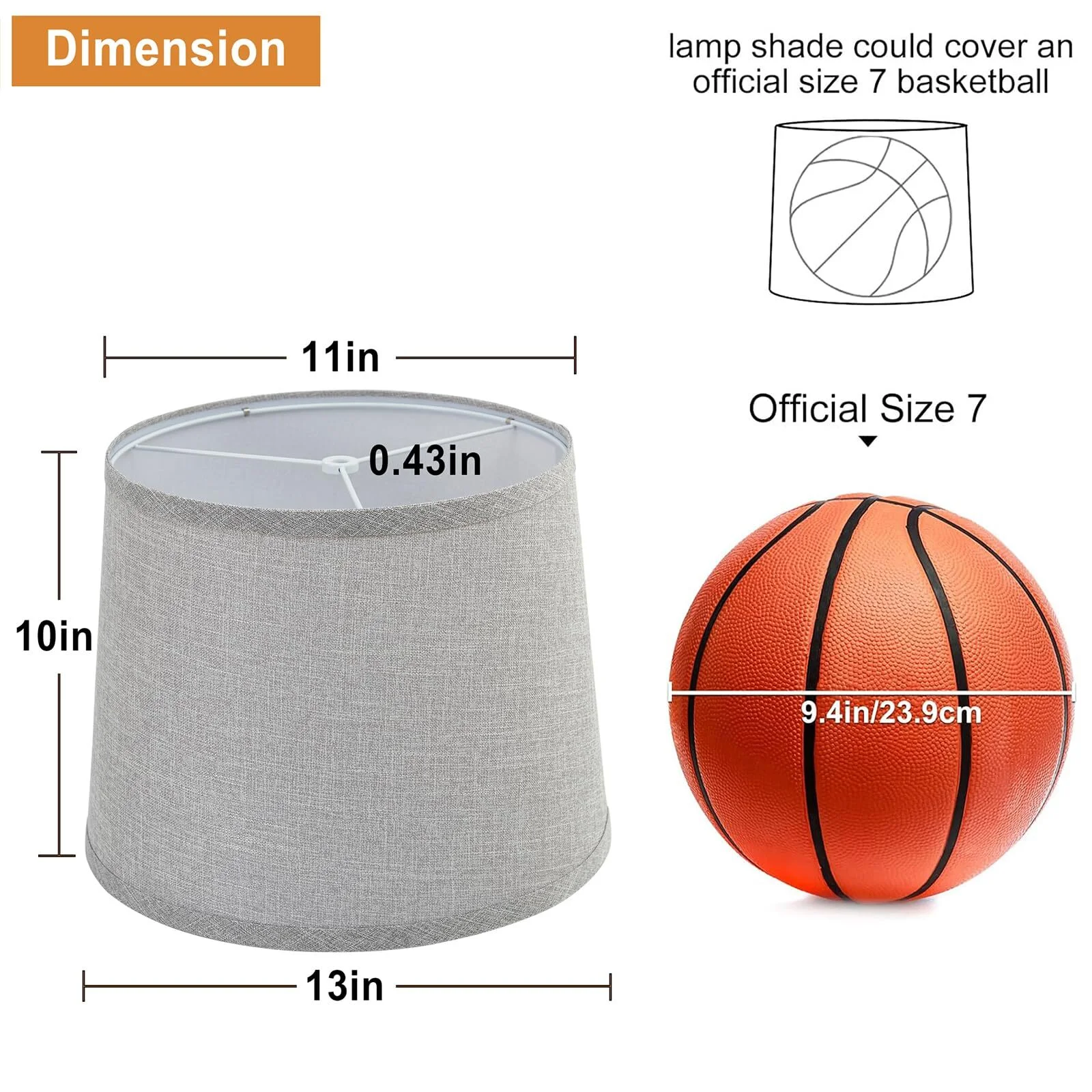 Fabric Drum Lampshade Set - Image 5