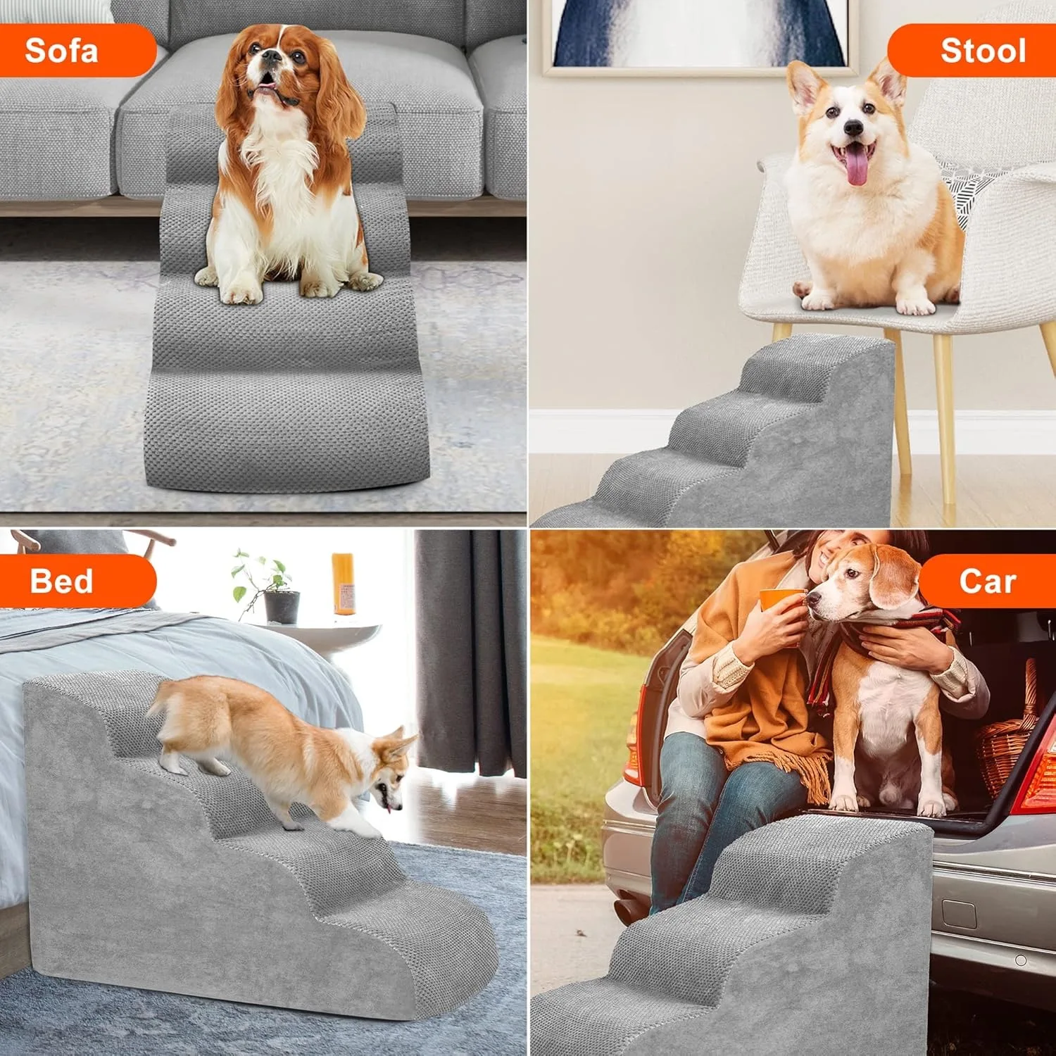 Soft Foam Pet Stairs - Image 6