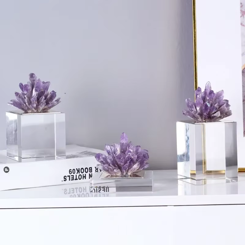 Transparent Crystal Cube Sculpture - Image 15