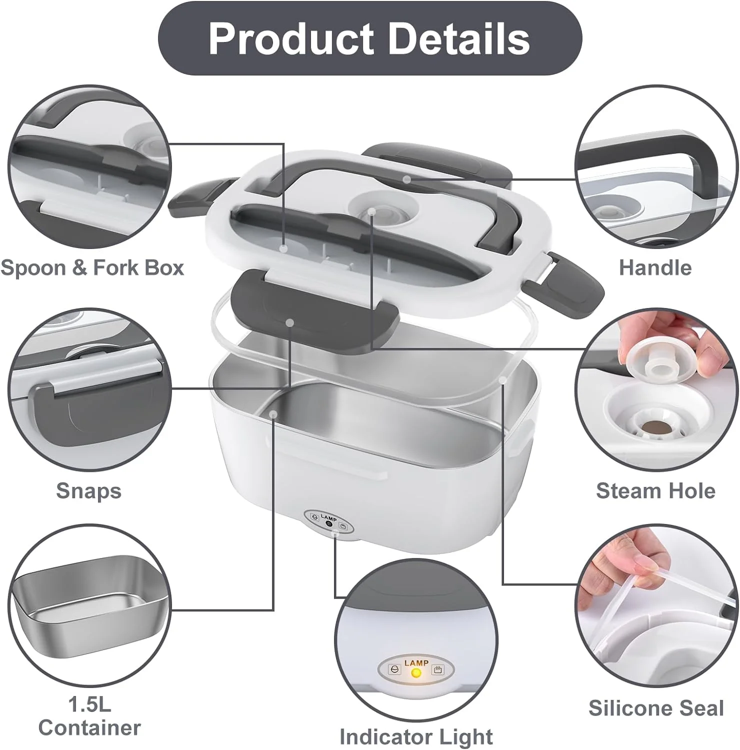 Electric Heated Lunch Box - Image 2