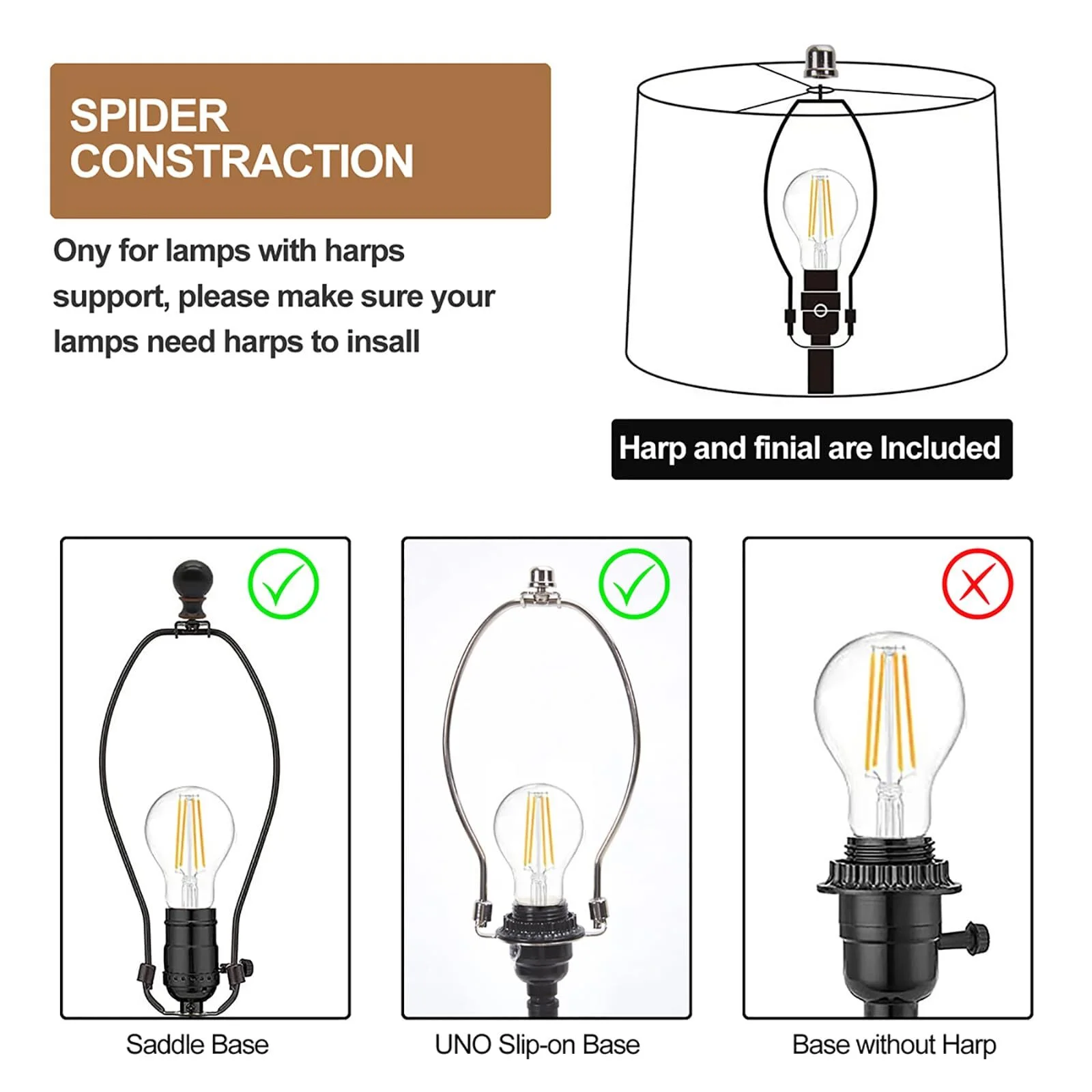 Fabric Drum Lampshade Set - Image 2