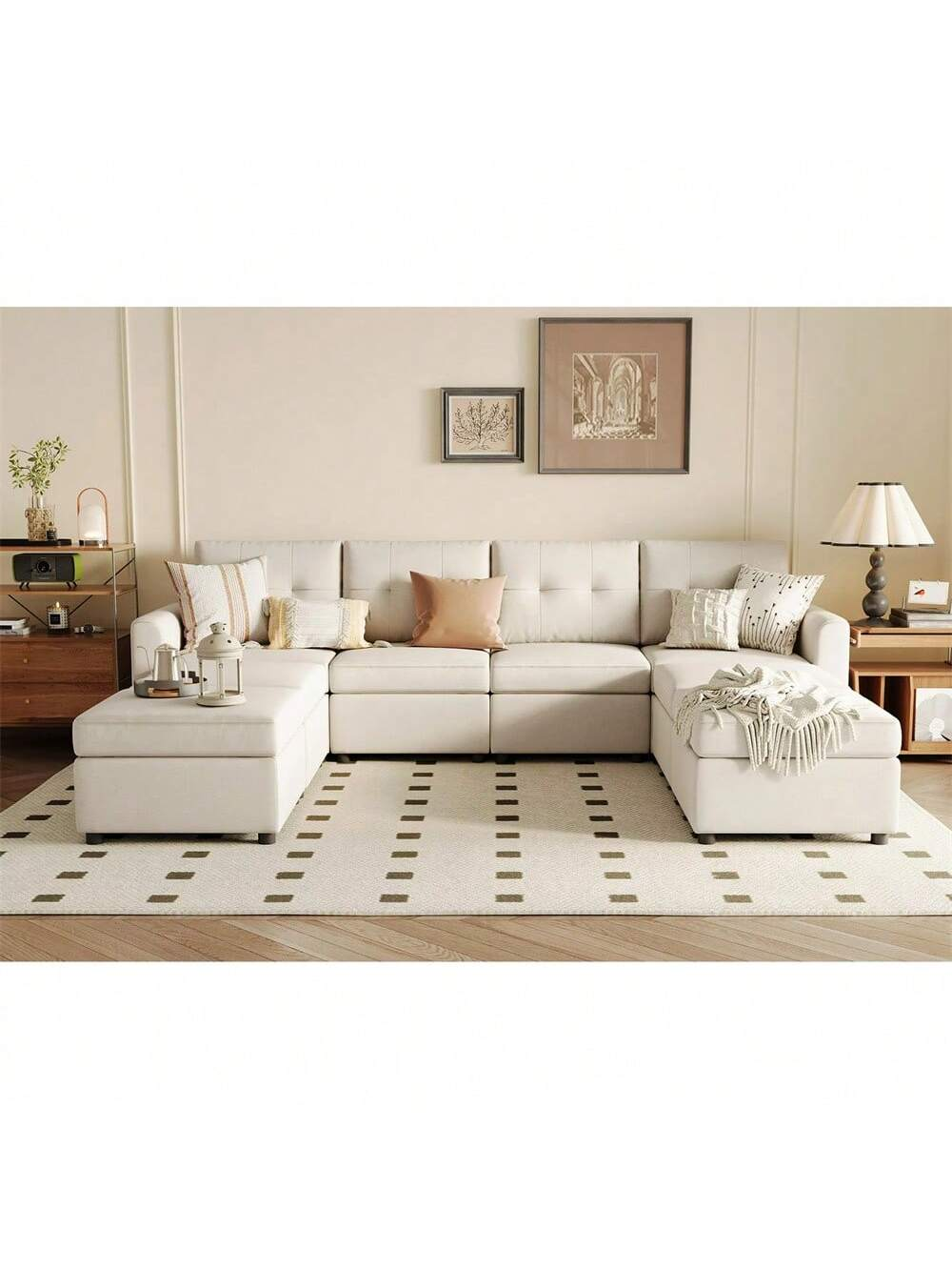 LINSY HOME Luxury U-Shaped Sofa - Image 5