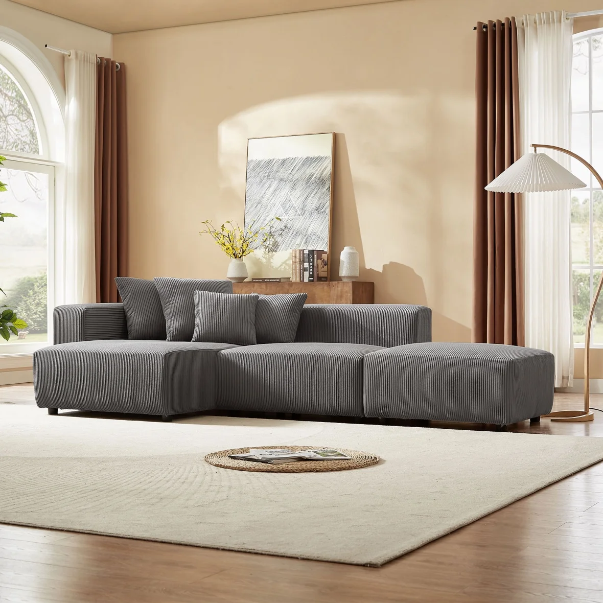 Modern Modular L-Shape Sofa - Image 9