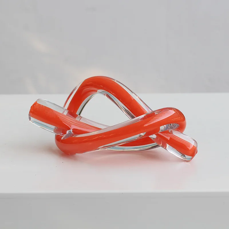 Geometric Glass Knot Sculpture - Image 9