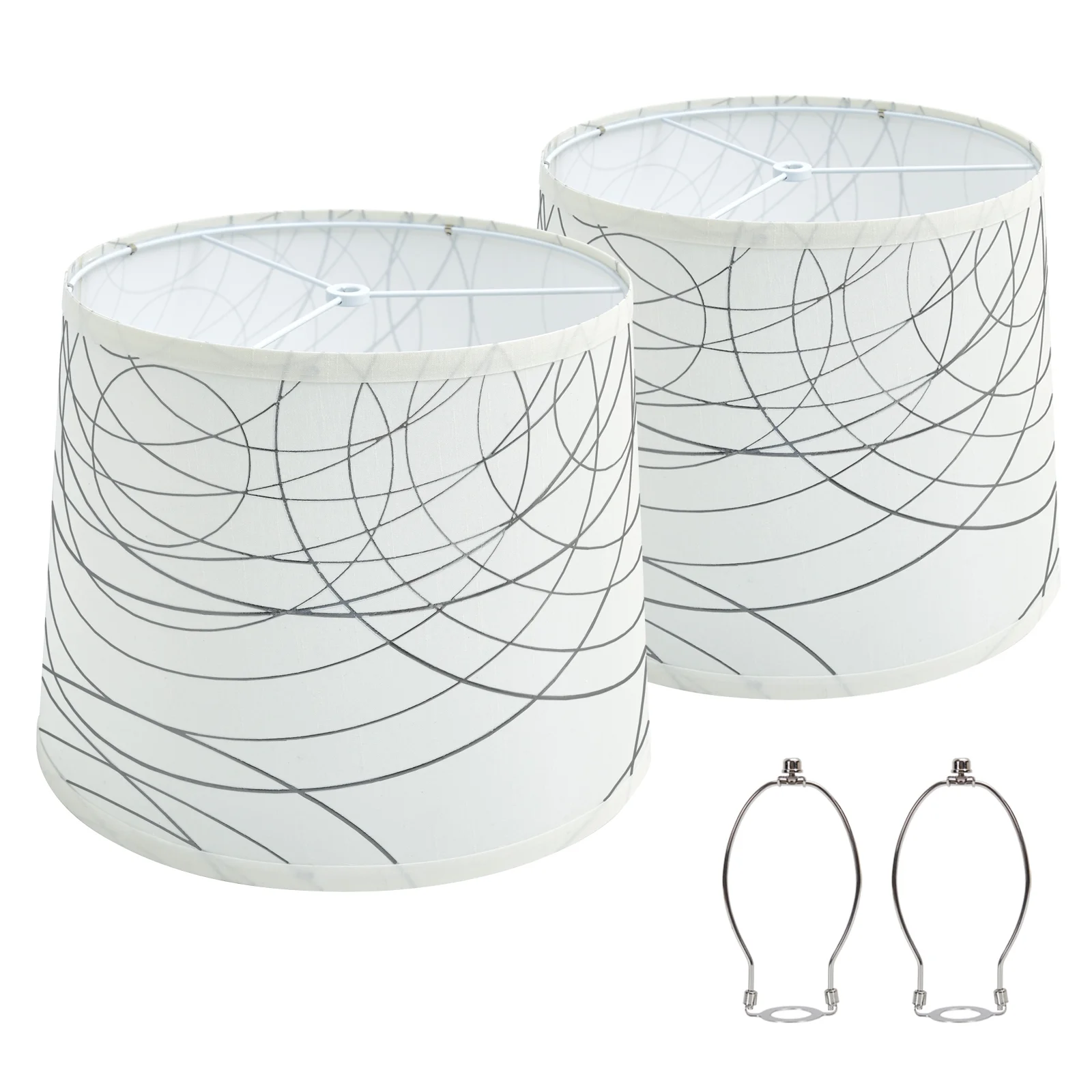 Fabric Drum Lampshade Set - Image 9