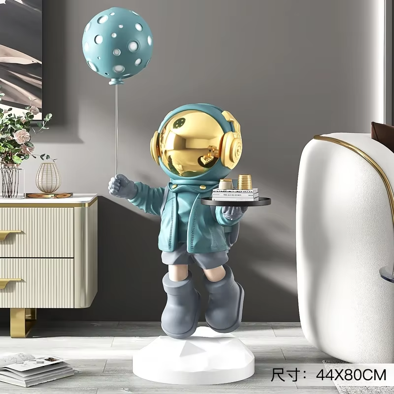 Modern Astronaut Decor Sculpture - Image 16