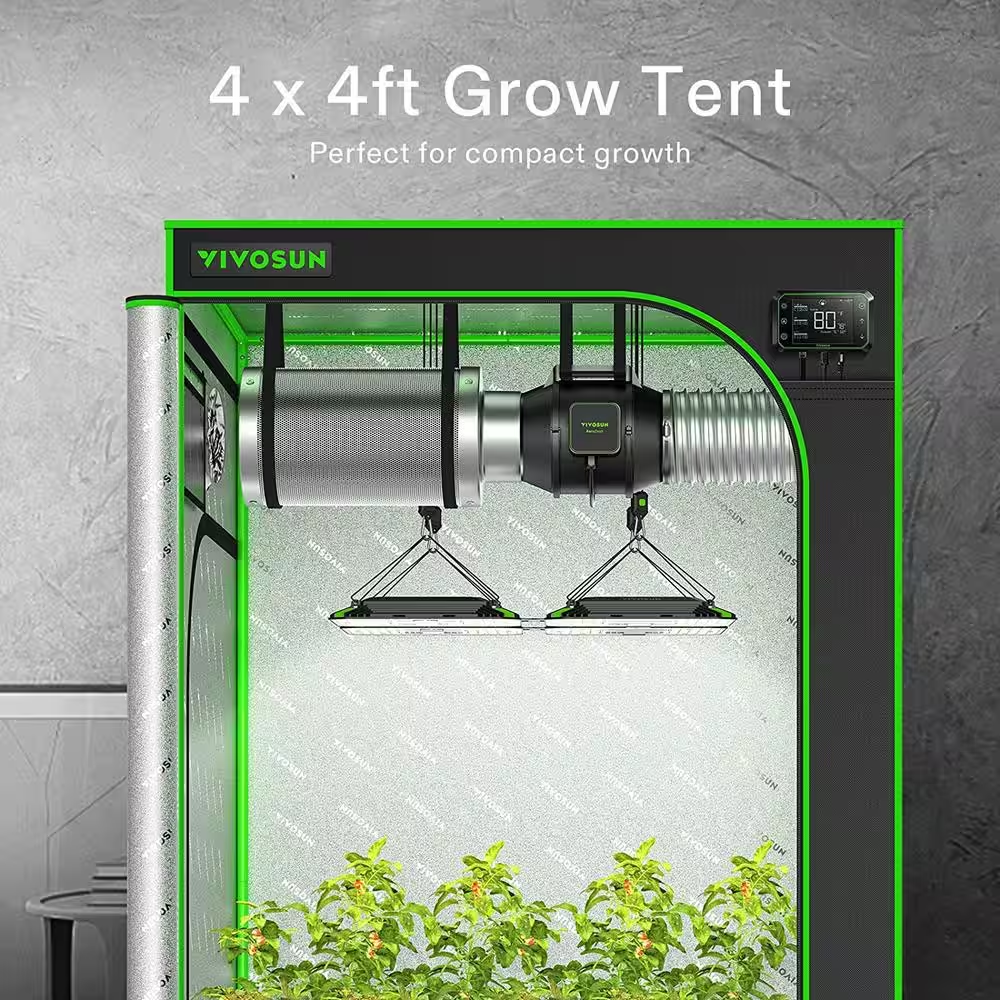 4 ft Hydroponic Grow Tent - Image 3