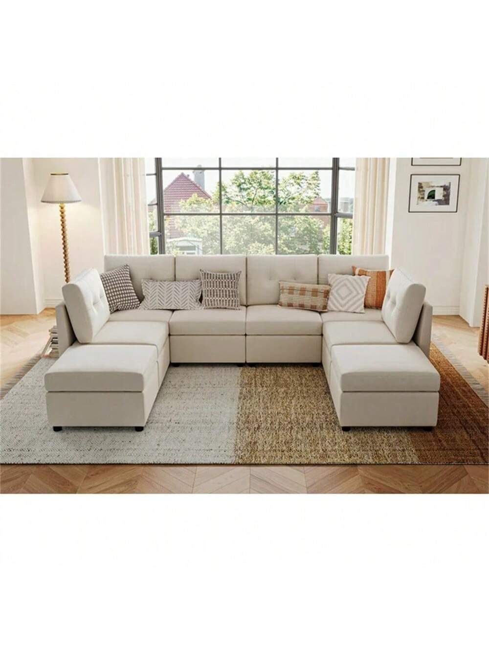 LINSY HOME Luxury U-Shaped Sofa - Image 7