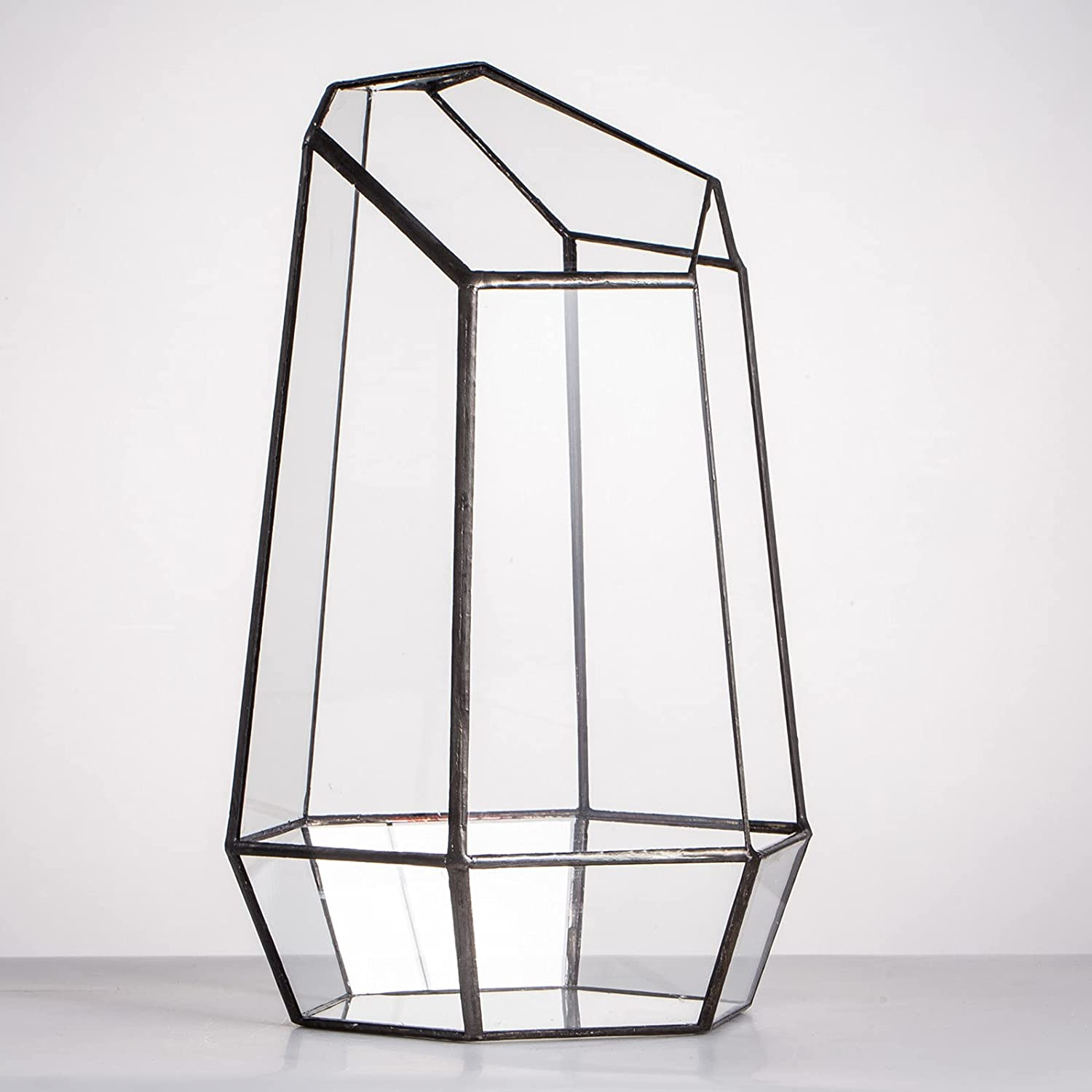 Black Glass Terrarium Pot - Image 7