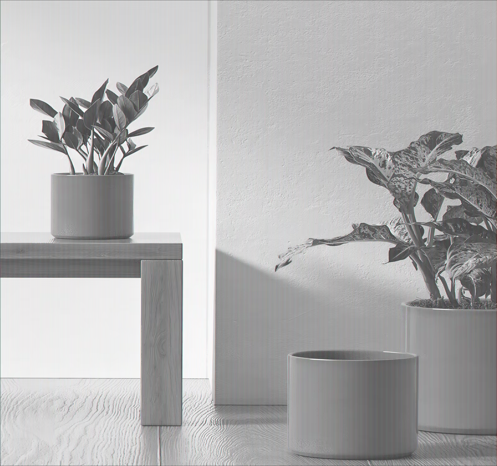 White Indoor Plant Pots - Image 14