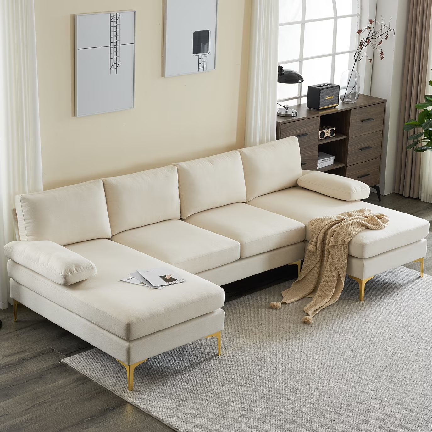 Modern U-Shape Sectional - Image 10