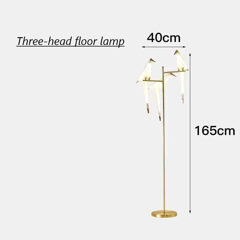 Nordic Bird LED Floor Lamp - Image 9