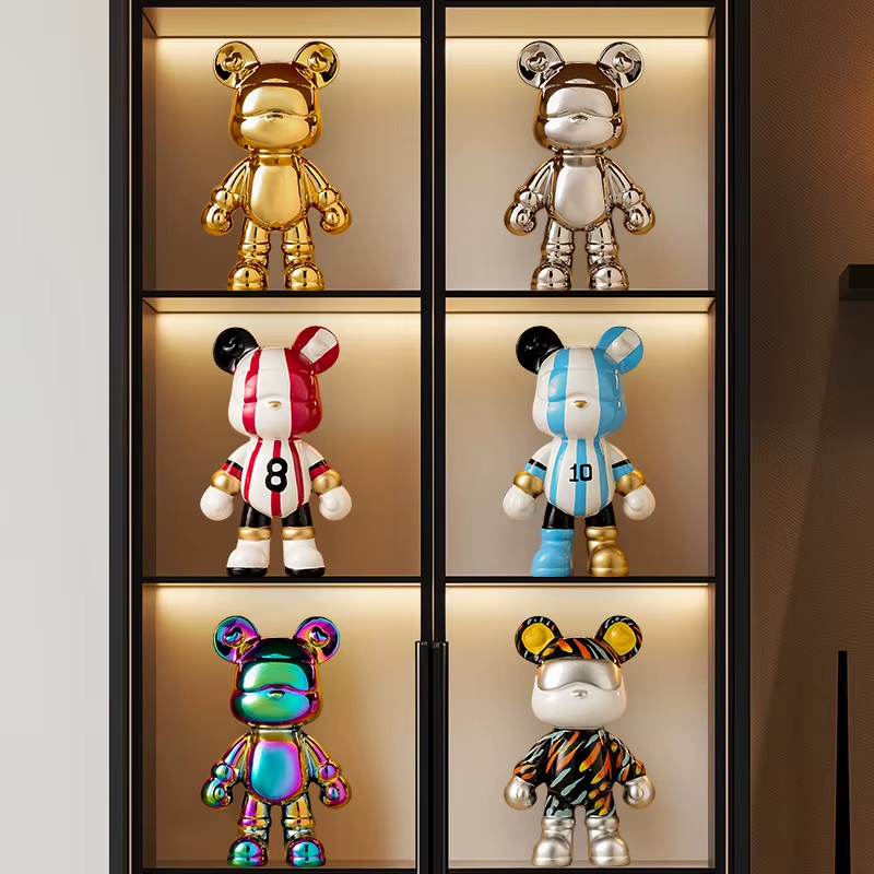 Artistic Ceramic Bear Bank - Image 4