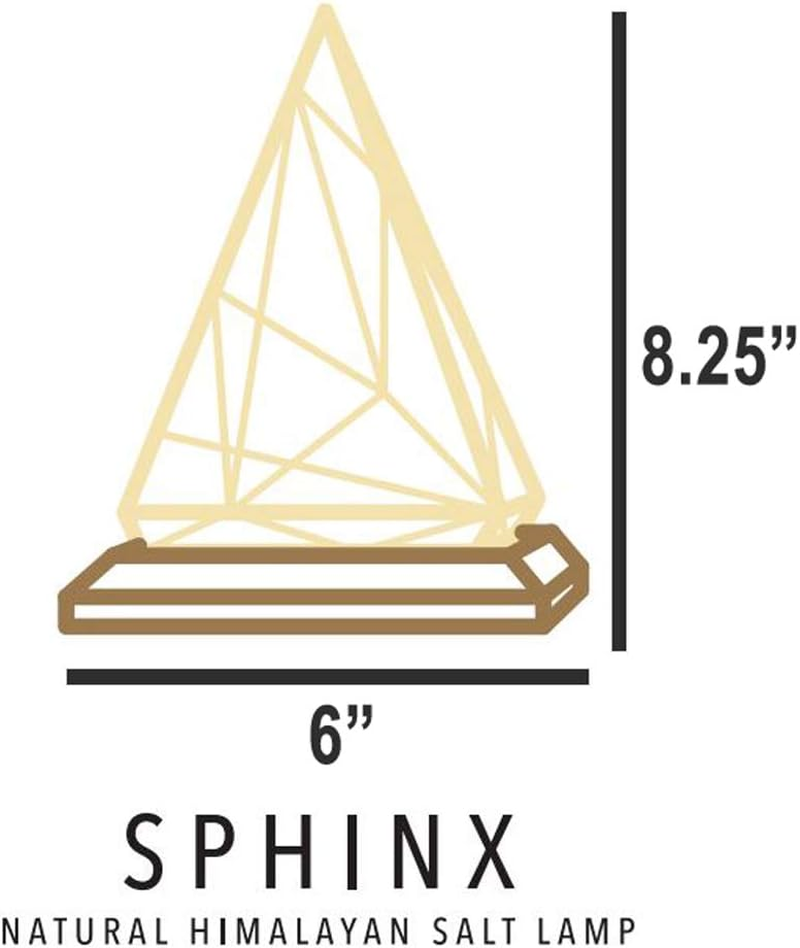 Himalayan Salt Pyramid Lamp - Image 8