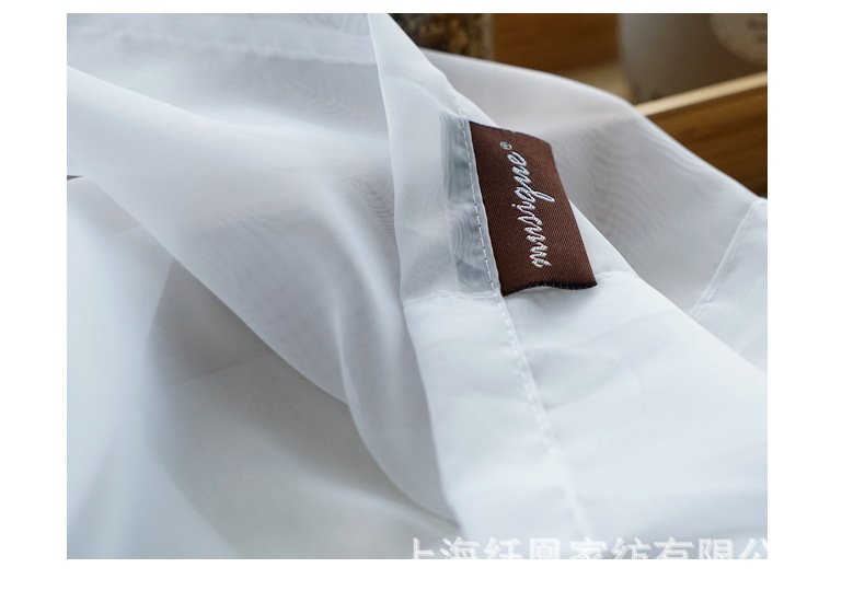 Modern Cotton Linen Window Screen - Image 5