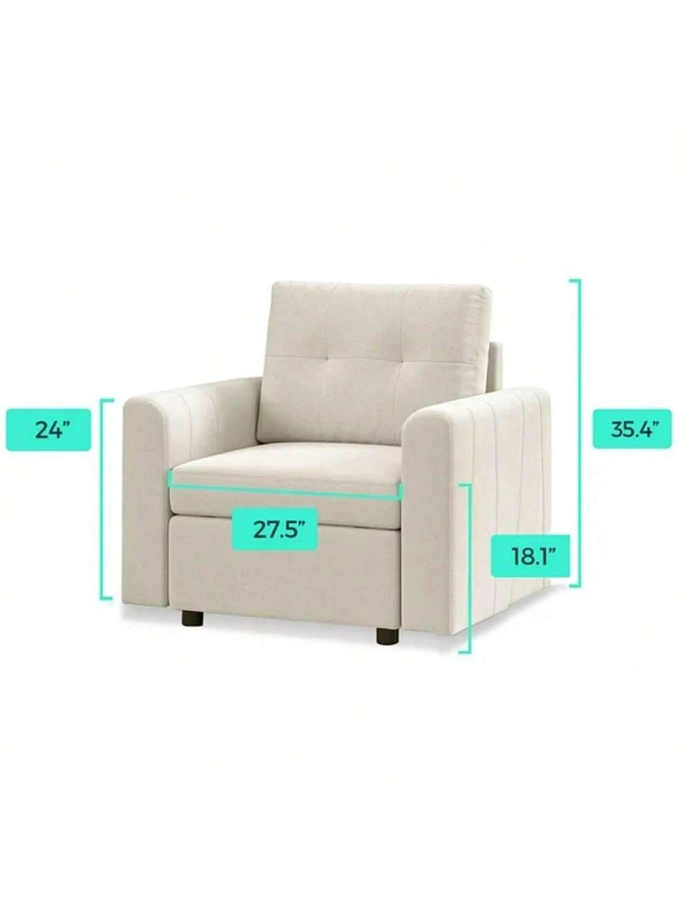 LINSY HOME Oversized Corner Sofa - Image 12