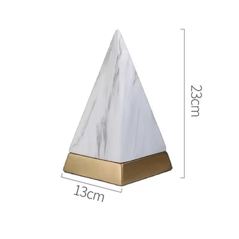 Ceramic Pyramid Tabletop Decor - Image 9