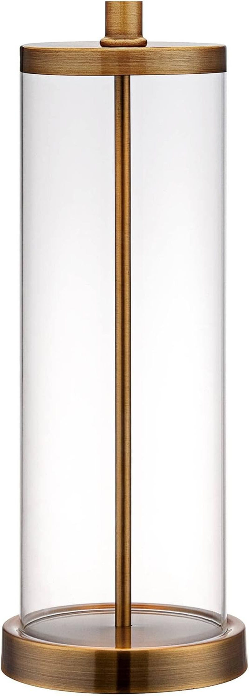 Gold Finish Glass Table Lamp - Image 8