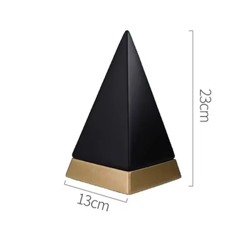 Ceramic Pyramid Tabletop Decor - Image 8