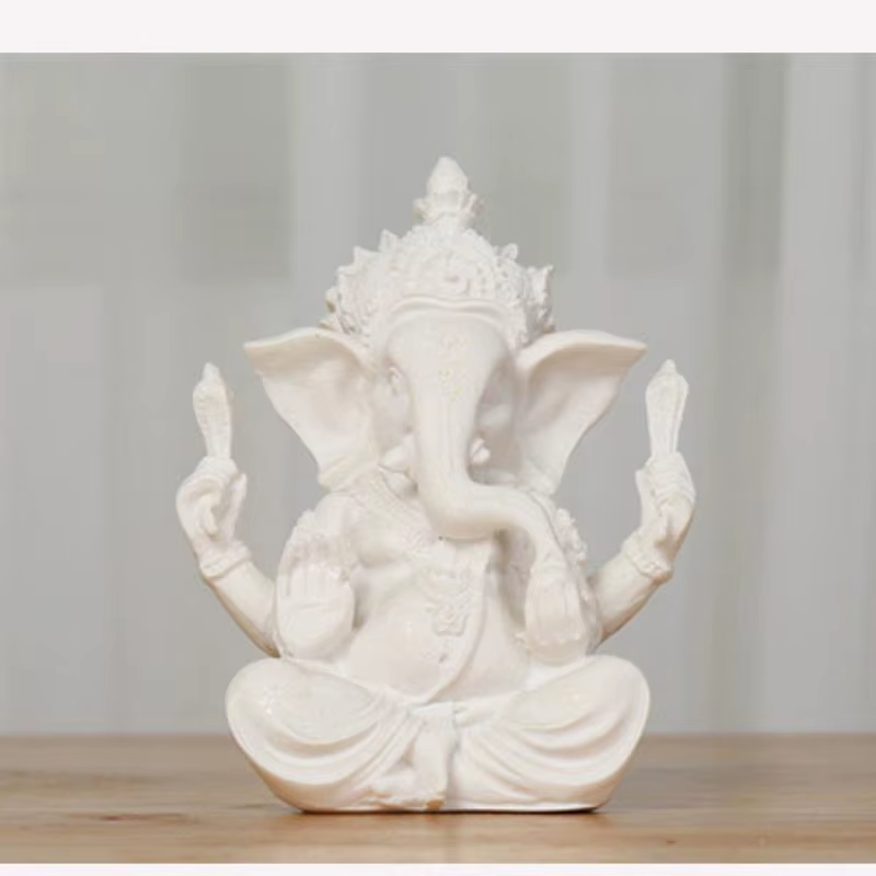 Handmade Sandstone Elephant Figurine - Image 8