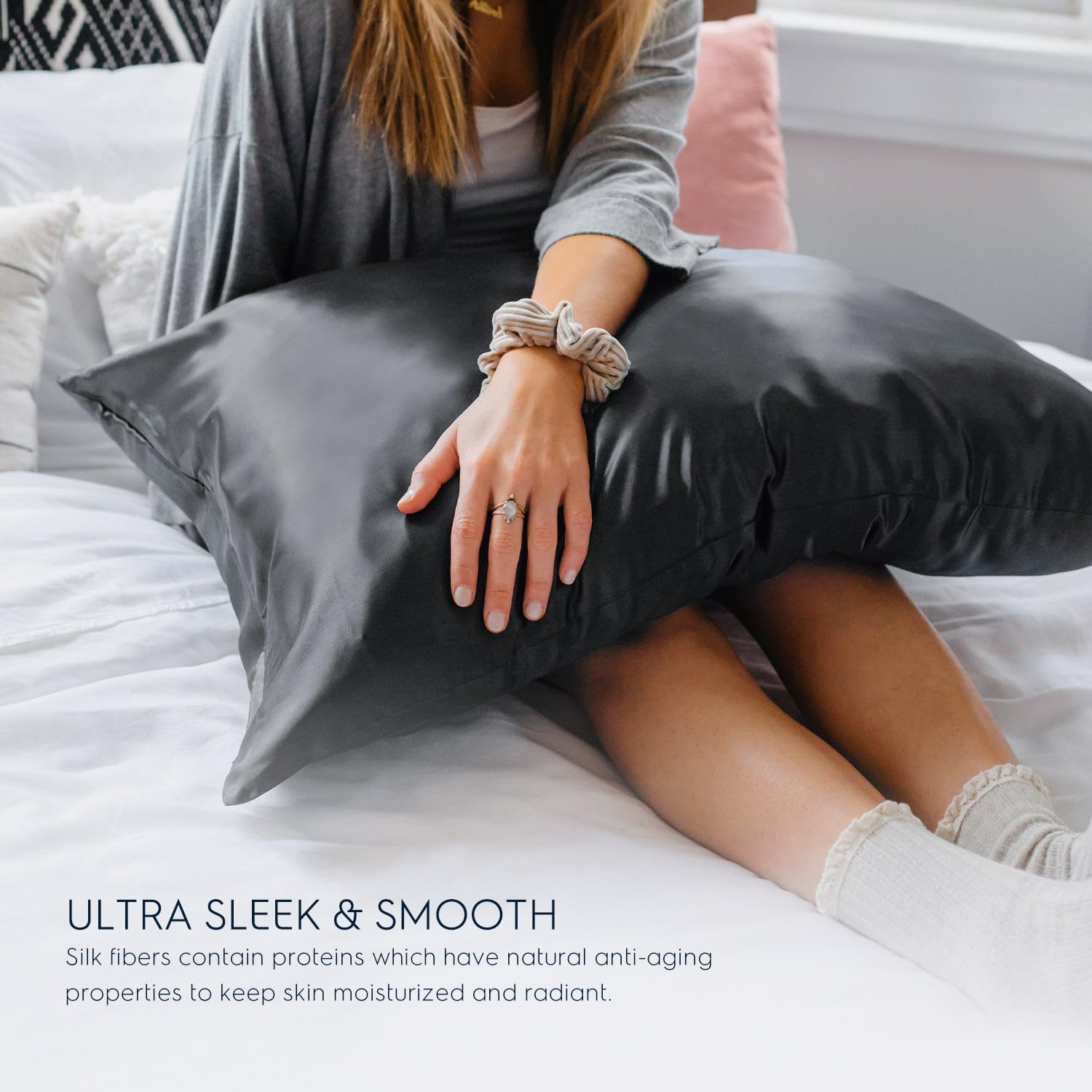 Pure Mulberry Silk Pillow Case - Image 4