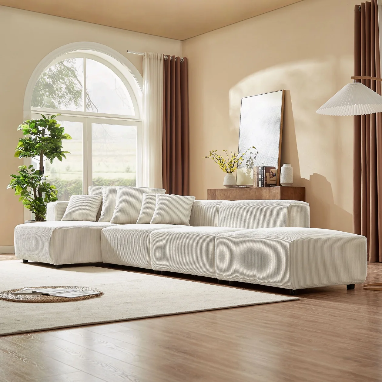 Modern Modular L-Shape Sofa - Image 3