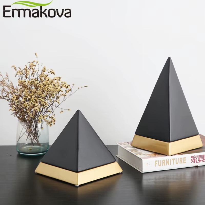 Ceramic Pyramid Tabletop Decor - Image 5