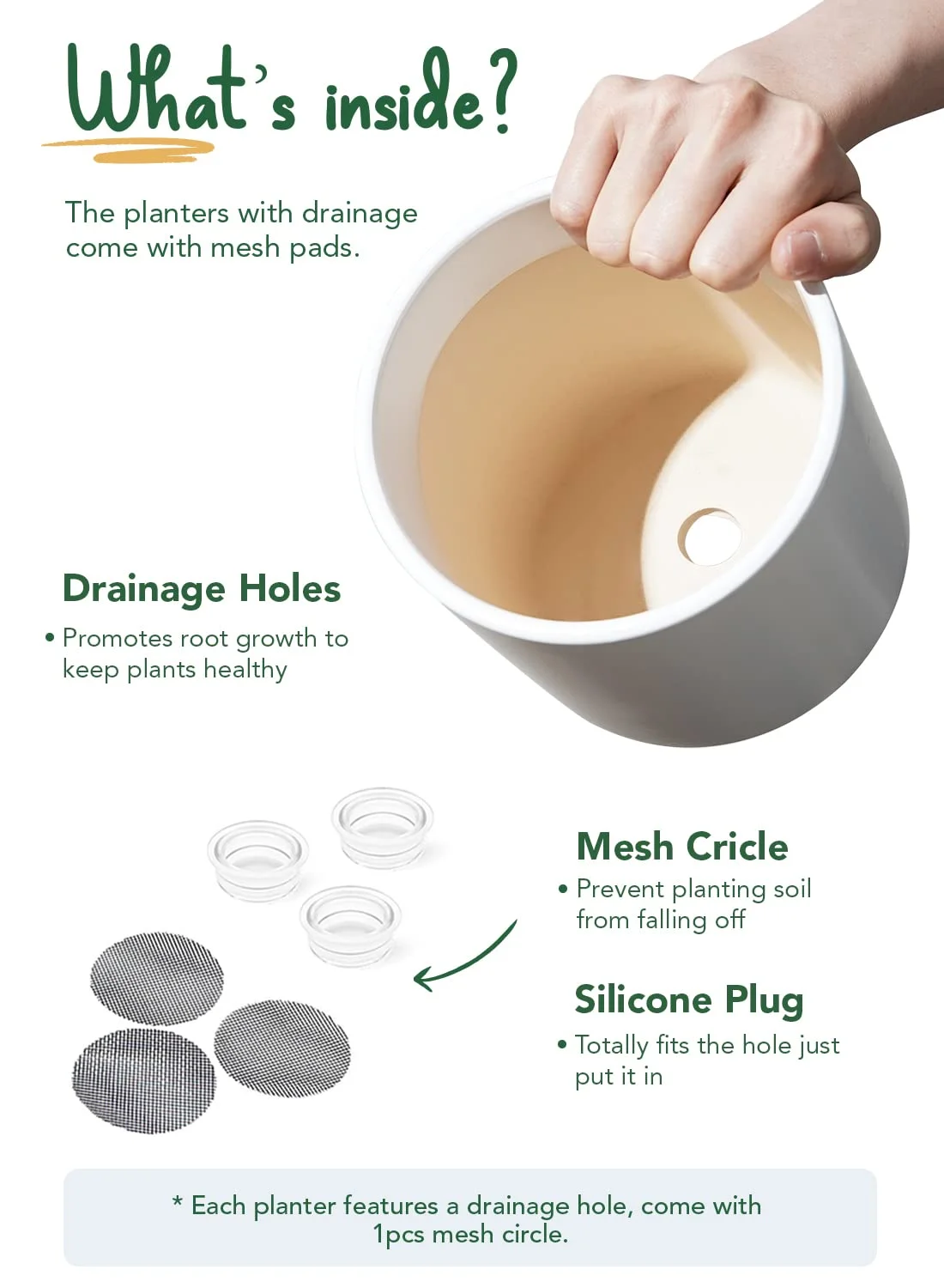 White Indoor Plant Pots - Image 5