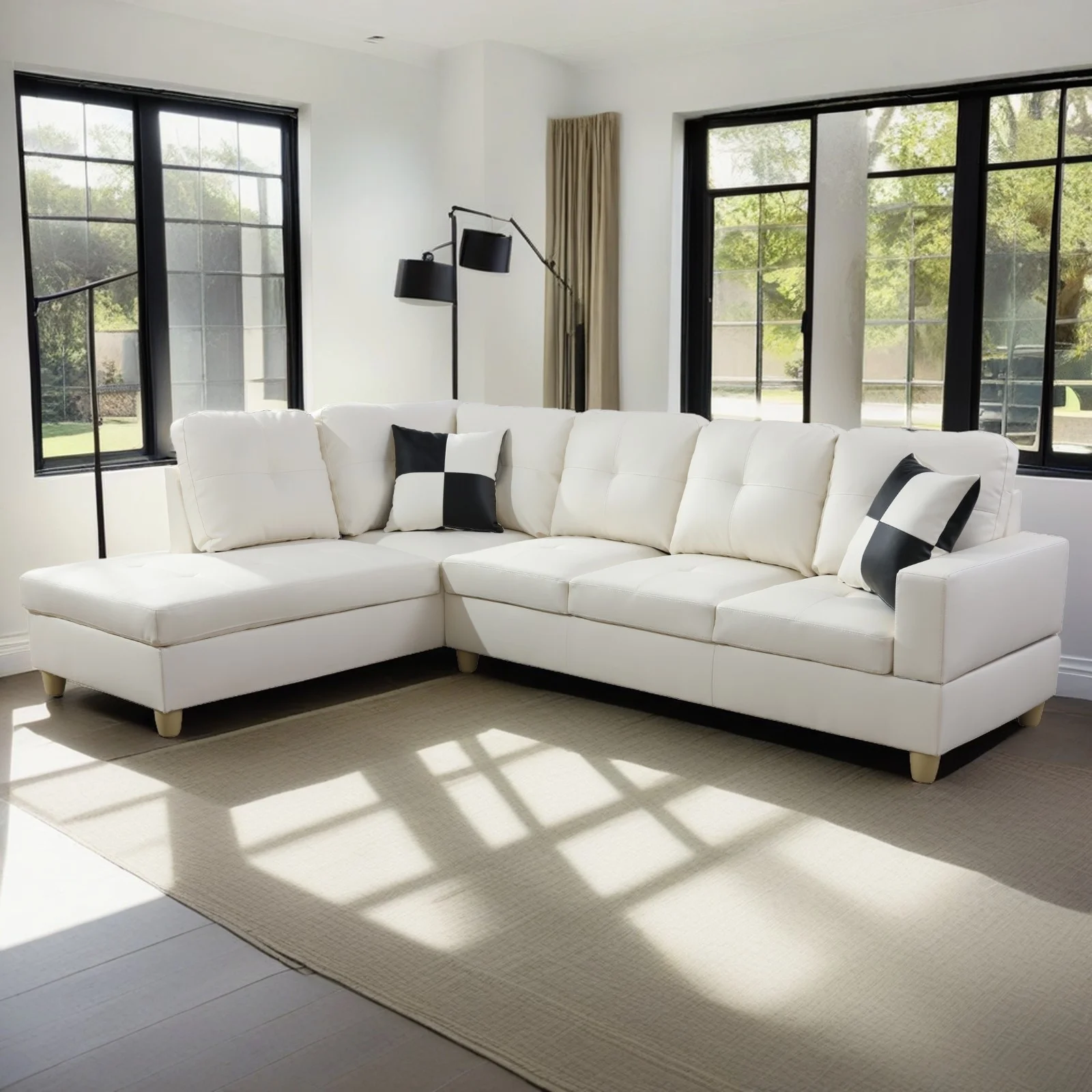 Convertible L-Shaped Sofa - Image 10