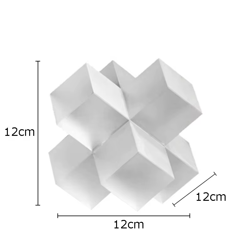 Minimalist Crystal Cross Sculpture - Image 9