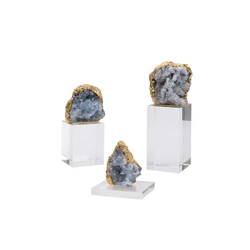 Transparent Crystal Cube Sculpture - Image 12