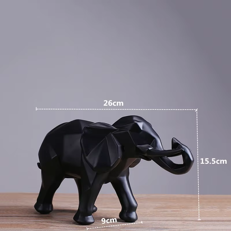 Nordic Black Elephant Decor - Image 4