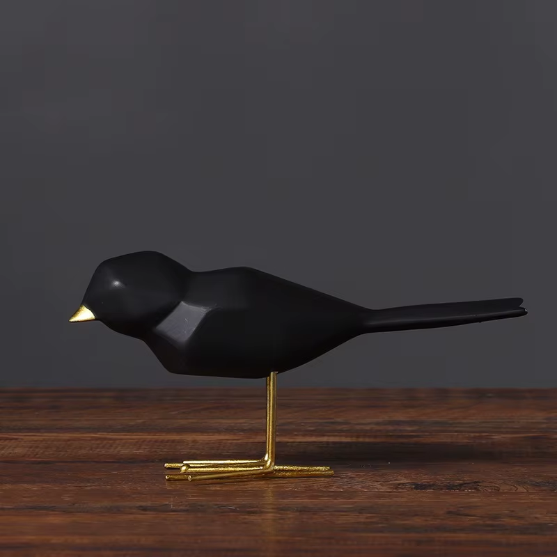 Geometric Resin Bird Sculpture - Image 6