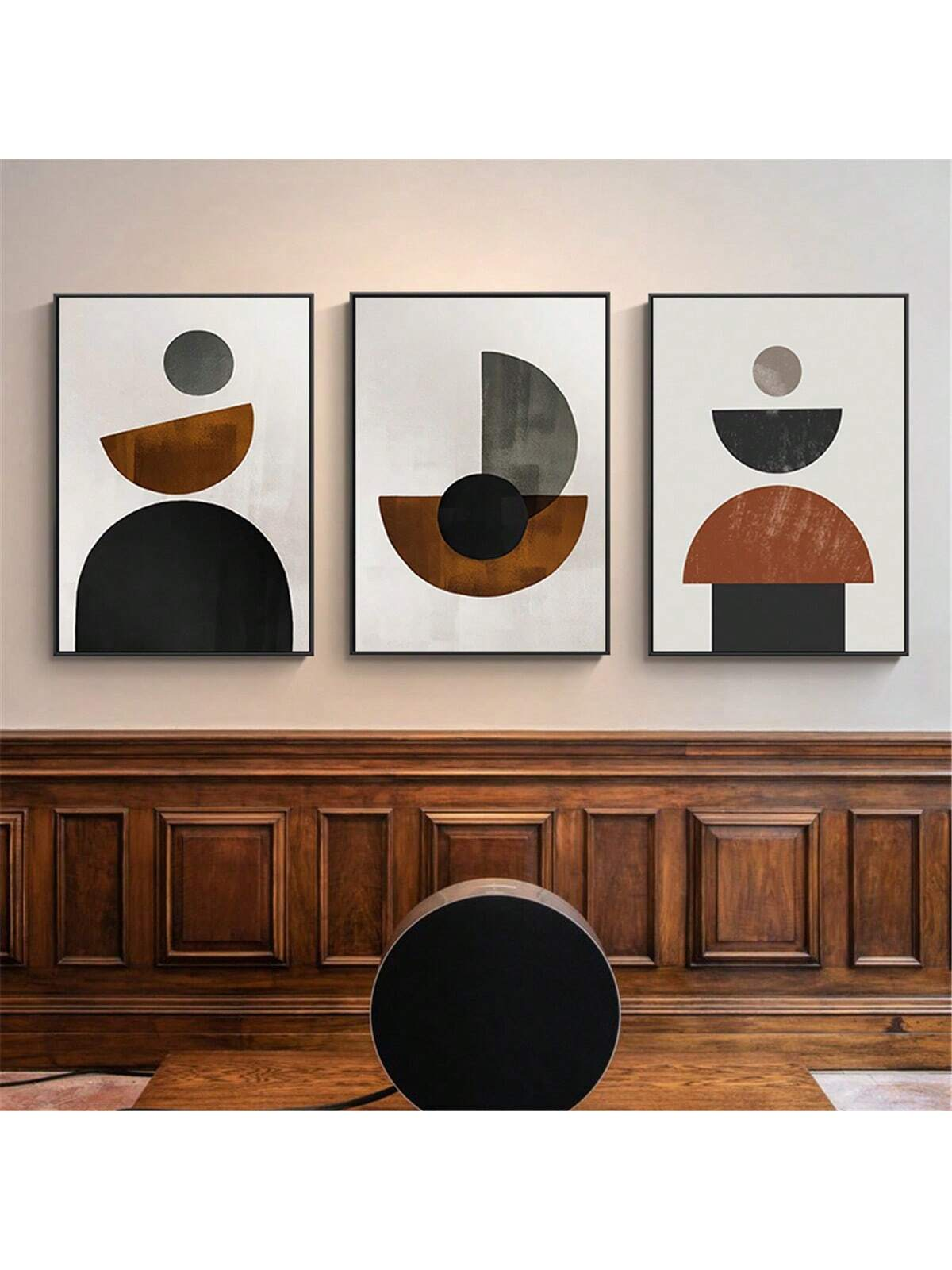 Modern Geometric Canvas Wall Art - Image 2