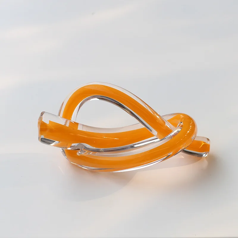 Geometric Glass Knot Sculpture - Image 5