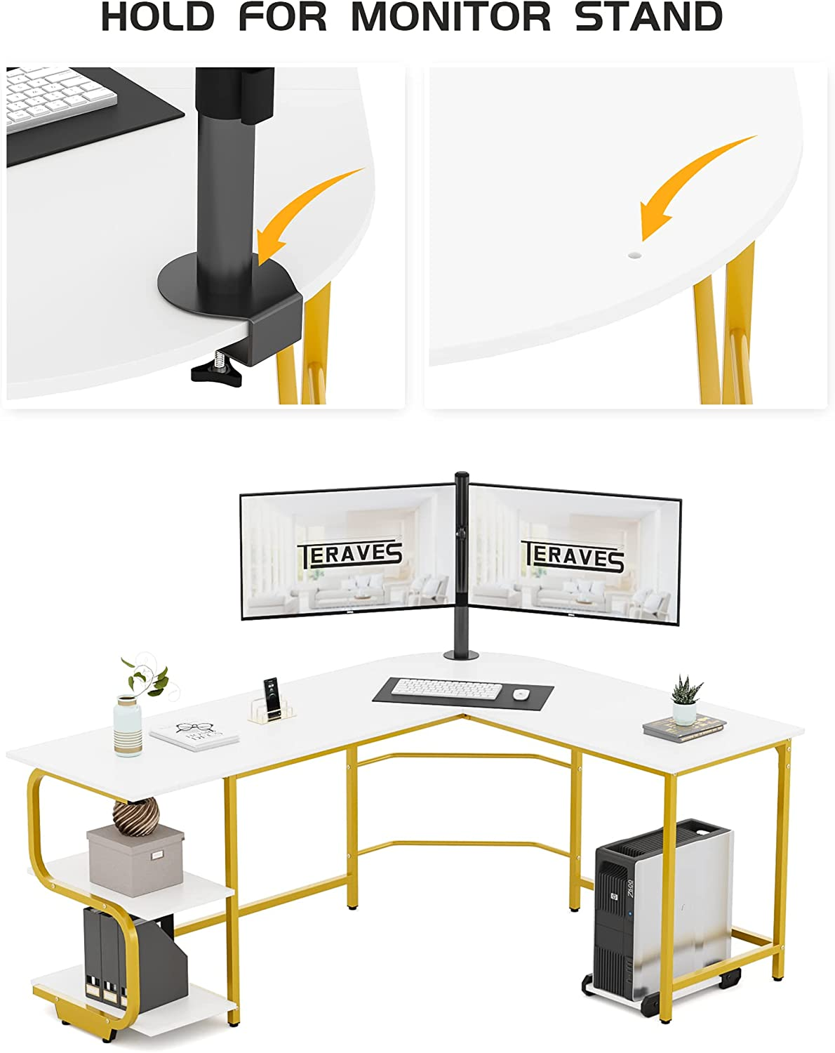 Reversible L-Shape Office Desk - Image 6